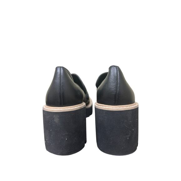 Dolce Vita Black Size 8.5 Platform Chunky Heel Loafers y2k 90s work Office Siren - Picture 5 of 13